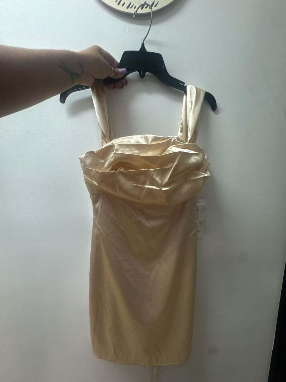 Satin Mini Dress